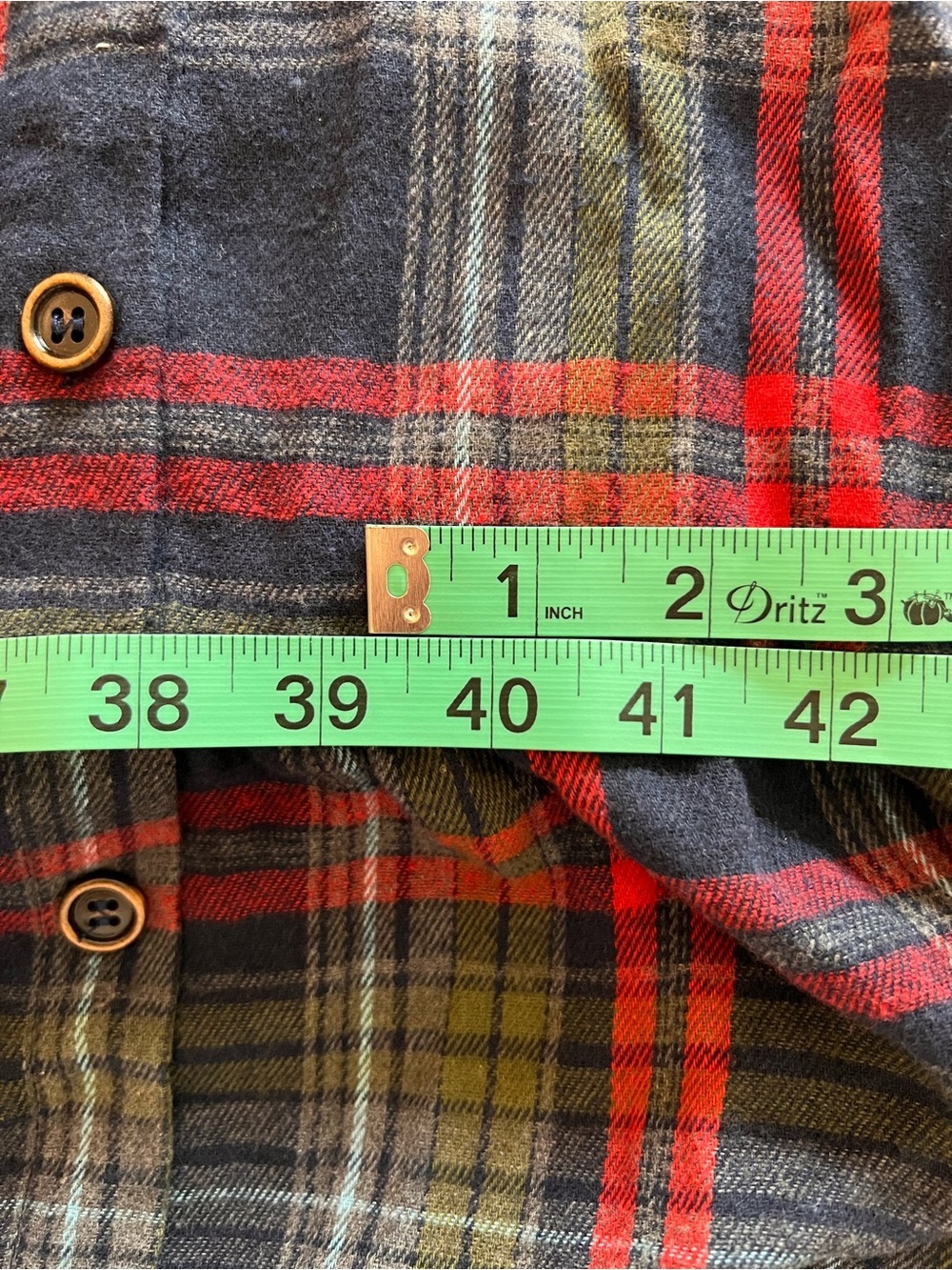 BloomChic Multicolor Plaid Long Sleeve Flannel Dress - Picture 8 of 9
